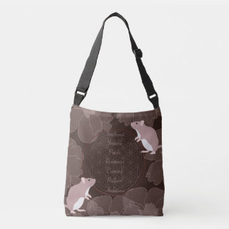 Rat Flower of life Crossbody Bag