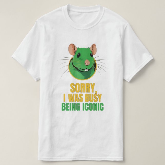 Rat Icon T-Shirt (Design Front)