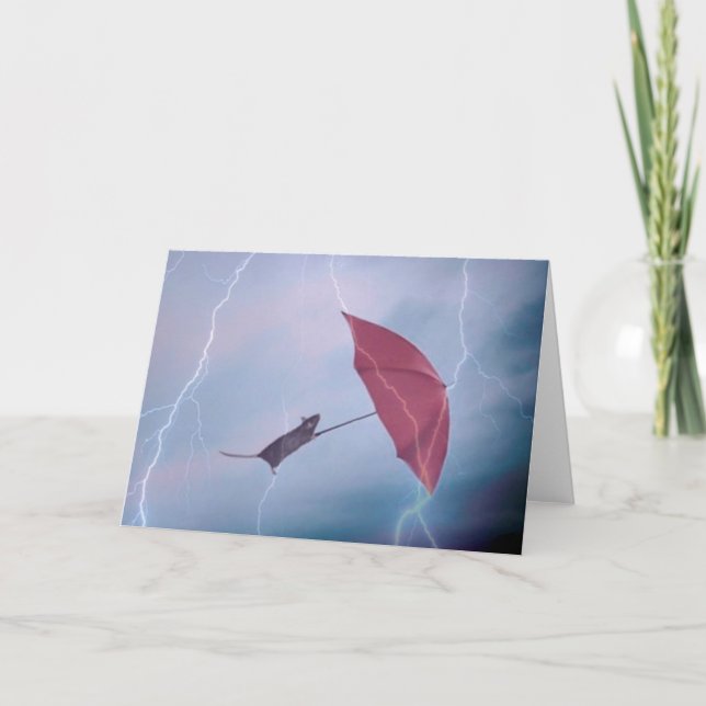 Rat In Storm Card (Front)