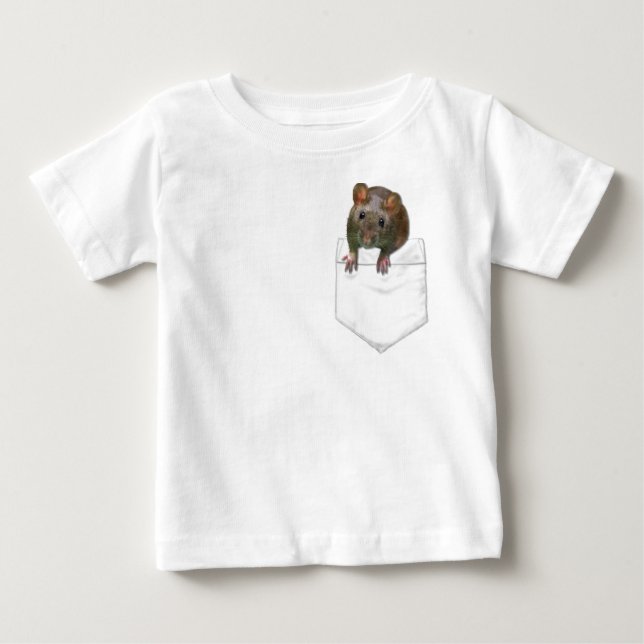 Rat In Your Pocket Baby T-Shirt (Front)