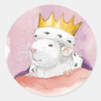 Rat King Uno! Classic Round Sticker