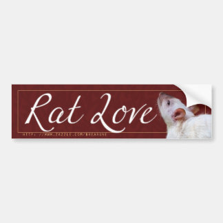 Rat Love 2 Bumper Sticker