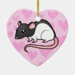 Rat Love (add Your Own Message) Ceramic Ornament at Zazzle