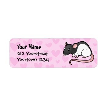 Rat Love Label by CartoonizeMyPet at Zazzle