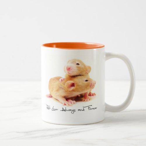 Rat Lover Always and Forever Two_Tone Coffee Mug