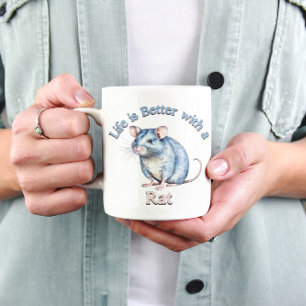 Rat Lover Pet Owner Coffee lover tea lover gift Mug