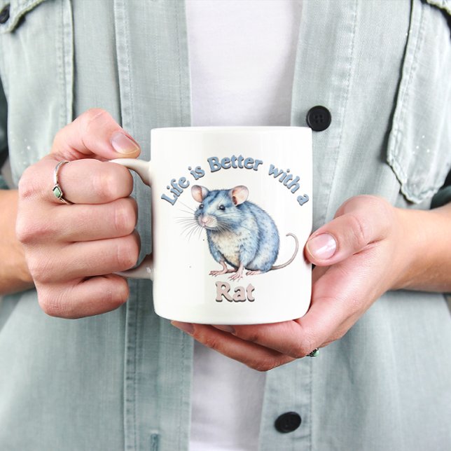 Rat Lover Pet Owner Coffee lover tea lover gift Mug (Creator Uploaded)