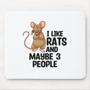 Rat Lover | Rats Pet Rodents Pets Animals Gifts Mouse Pad