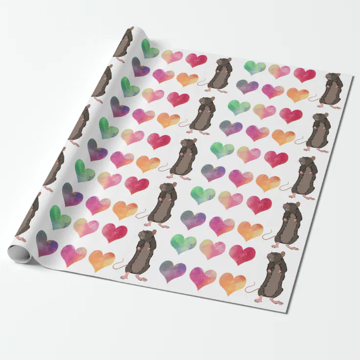 Rat Lover Wrapping Paper Zazzle