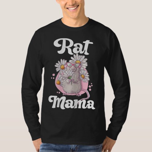 Rat Mama Rat Owner Funny Pet Mother Rat Mom T_Shirt
