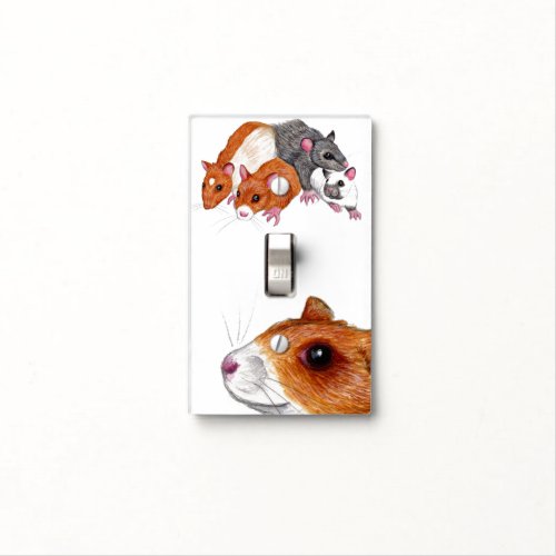 rat mischief light switch cover