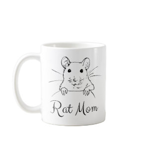 Rat Mom Mug - Cute Pet Rat Mug - Rat Mom Gift