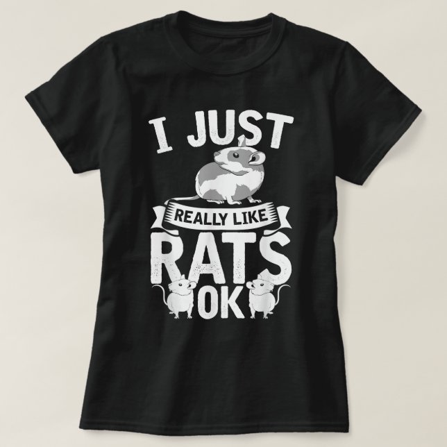 Rat Mom Rats Lover Women Girls  T-Shirt (Design Front)
