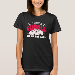 Rat Mouse Owner Pet Rodent Gerbils Mice Rat Owners T-Shirt