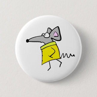 Rat on the Catwalk Button