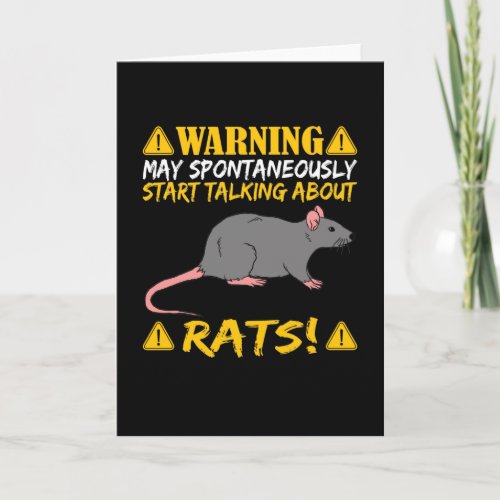 Rat owner Talk about Rats Card