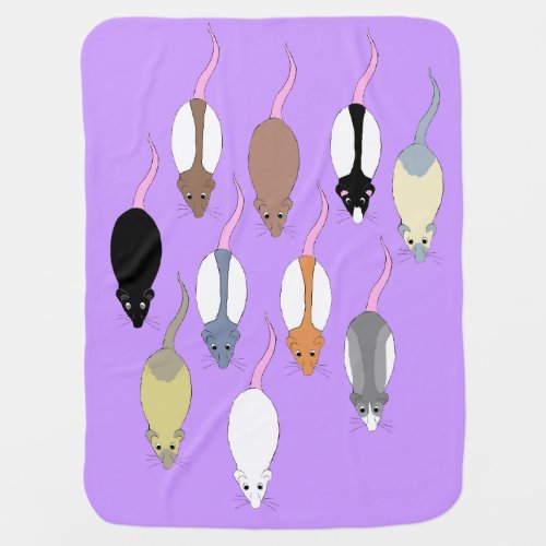 rat pack baby blanket