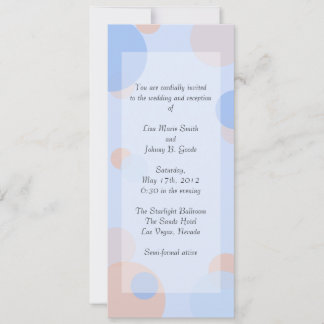 Rat Pack Invitation - Blue