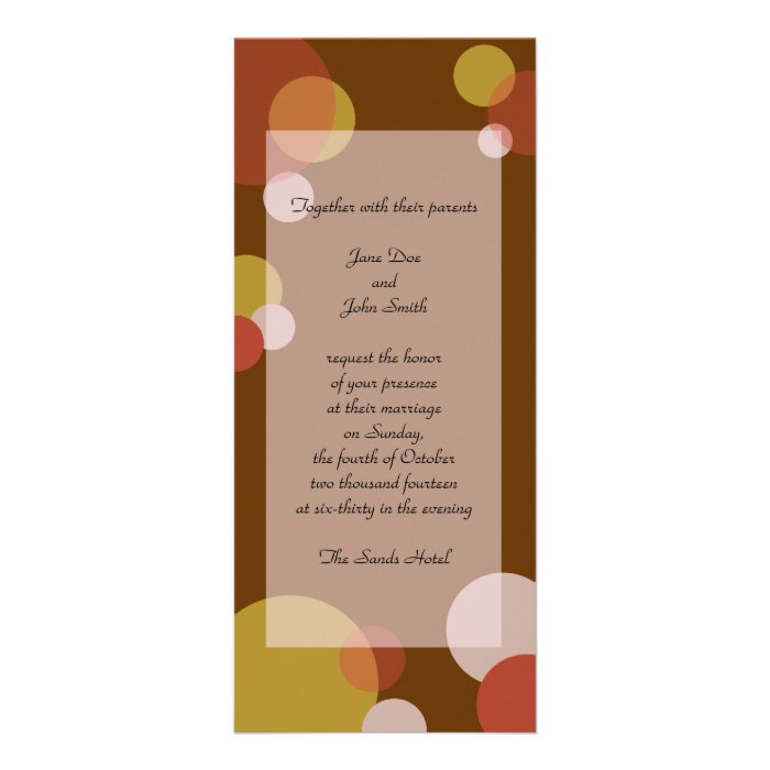 Rat Pack Invitation   Brown