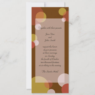 Rat Pack Invitation - Brown