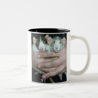 Rat People Two-Tone Coffee Mug