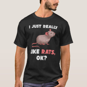 Rat  Pet Owner Cute Rodent Animal Rat T-Shirt