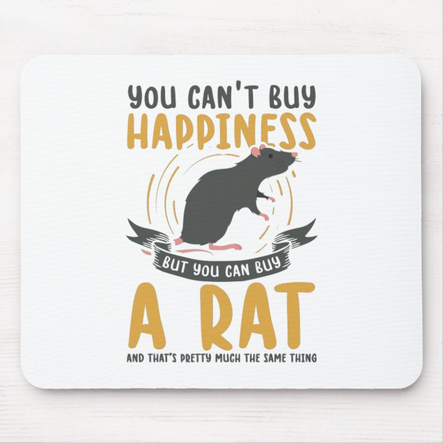Rat Pet | Rodent Home Rat Animals Gift Mouse Pad (Front)