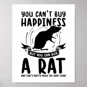 Rat Pet   Rodent Home Rat Animals Gift Poster