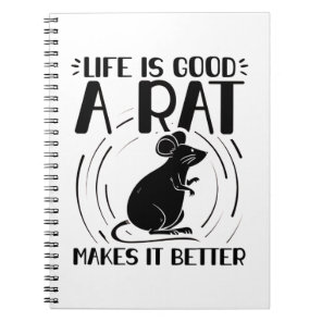 Rat Pet | Rodent Rats Animals Gifts Notebook
