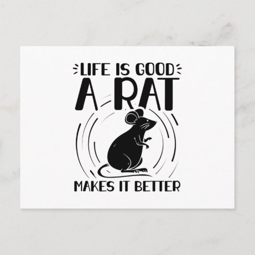 Rat Pet  Rodent Rats Animals Gifts Postcard