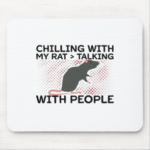 Rat Pet   Rodents Rats Gift Ideas Mouse Pad