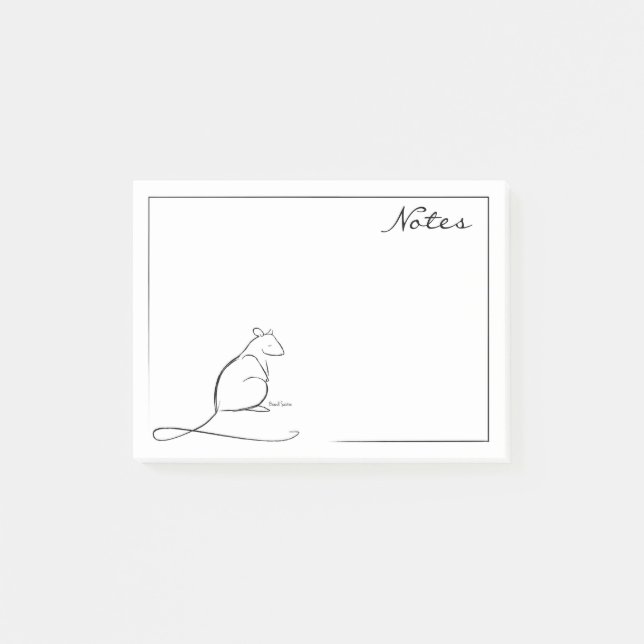 Rat post-it-notes post-it notes (Front)