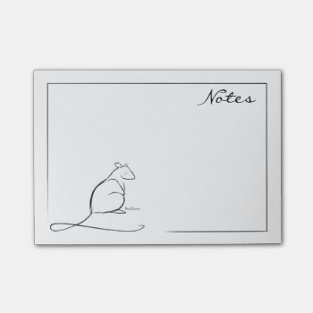 Rat Post-it-notes Post-it Notes by itsaratsworld at Zazzle
