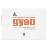 Rat Race Escape Cards (Back Horizontal)