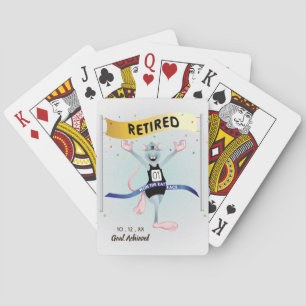 Rat Race Funny Retirement Poker Cards