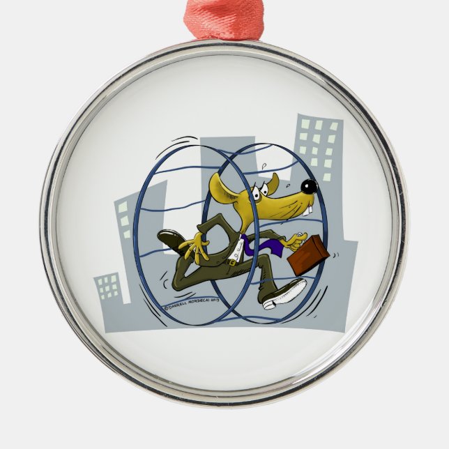 rat race metal ornament (Front)