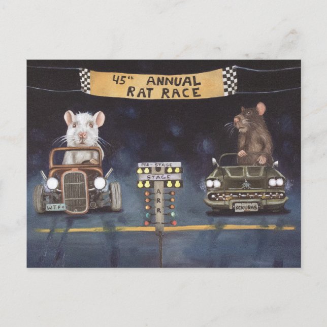 Rat Race Postcard (Front)