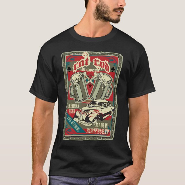 Rat Rod Brewery T Shirt (Front)
