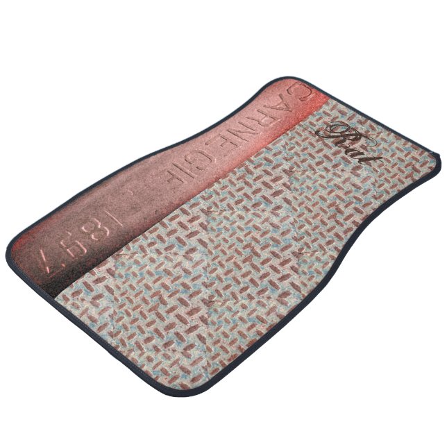 Rat Rod Car Mats (Angled)