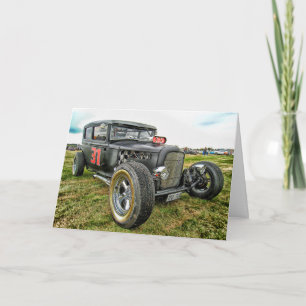 Rat Rod Classic Car Birthday Card