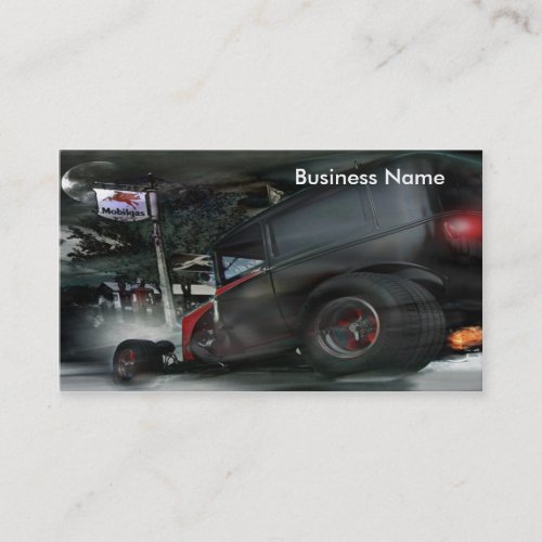 Rat Rodder Business Card Template