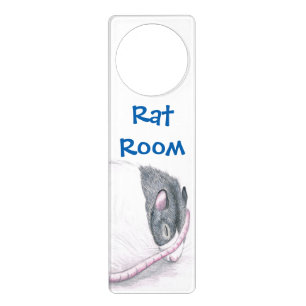 rat room door hanger