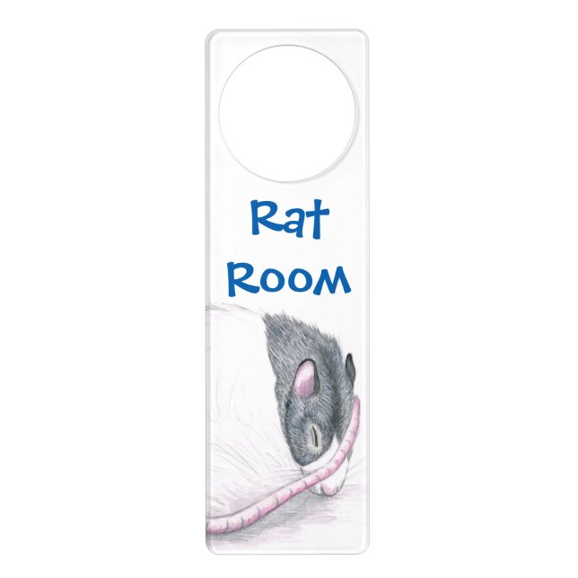 rat room door hanger (Front)
