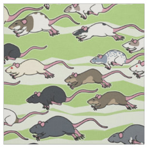 Rat Run Pattern Fabric