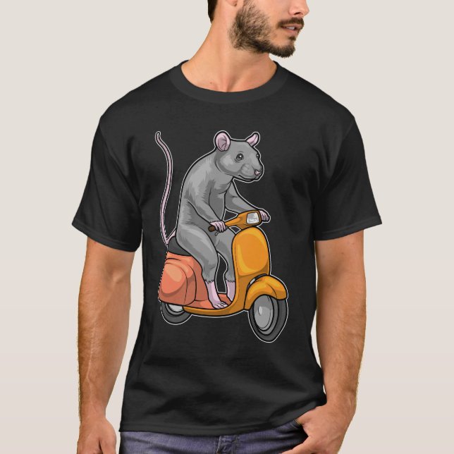 Rat Scooter T-Shirt (Front)