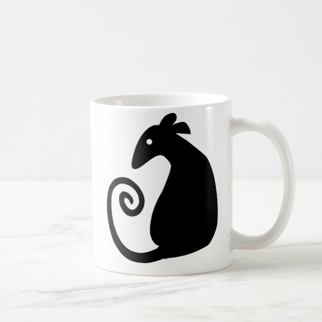 Rat Silhouette mug (Right)