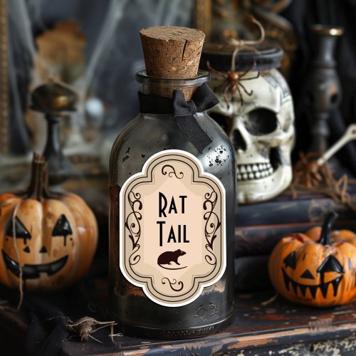 Rat Tail Apothecary Label