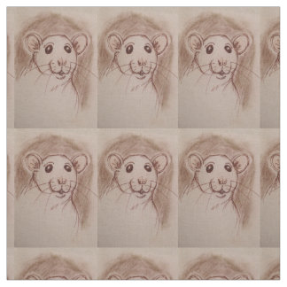 Rat-tastic Rat Cartoon Fabric