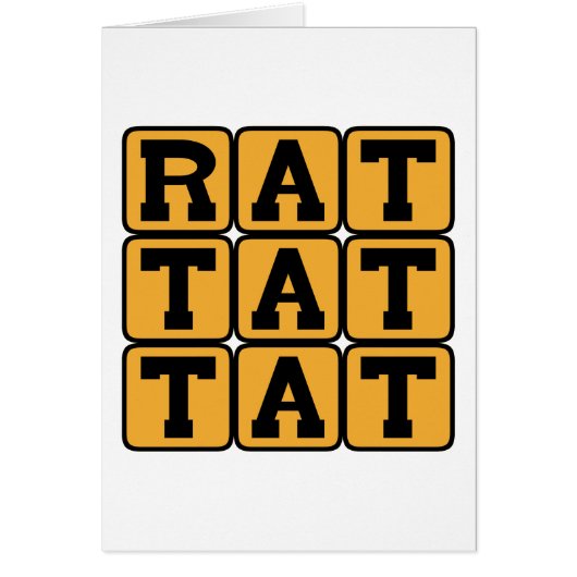 Rat Tat Tat, Drum Pattern Cards (Front)