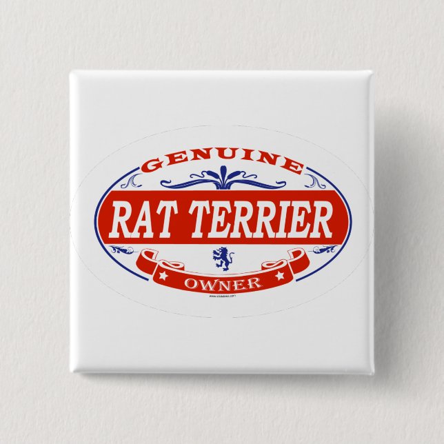RAT TERRIER_ BUTTON (Front)